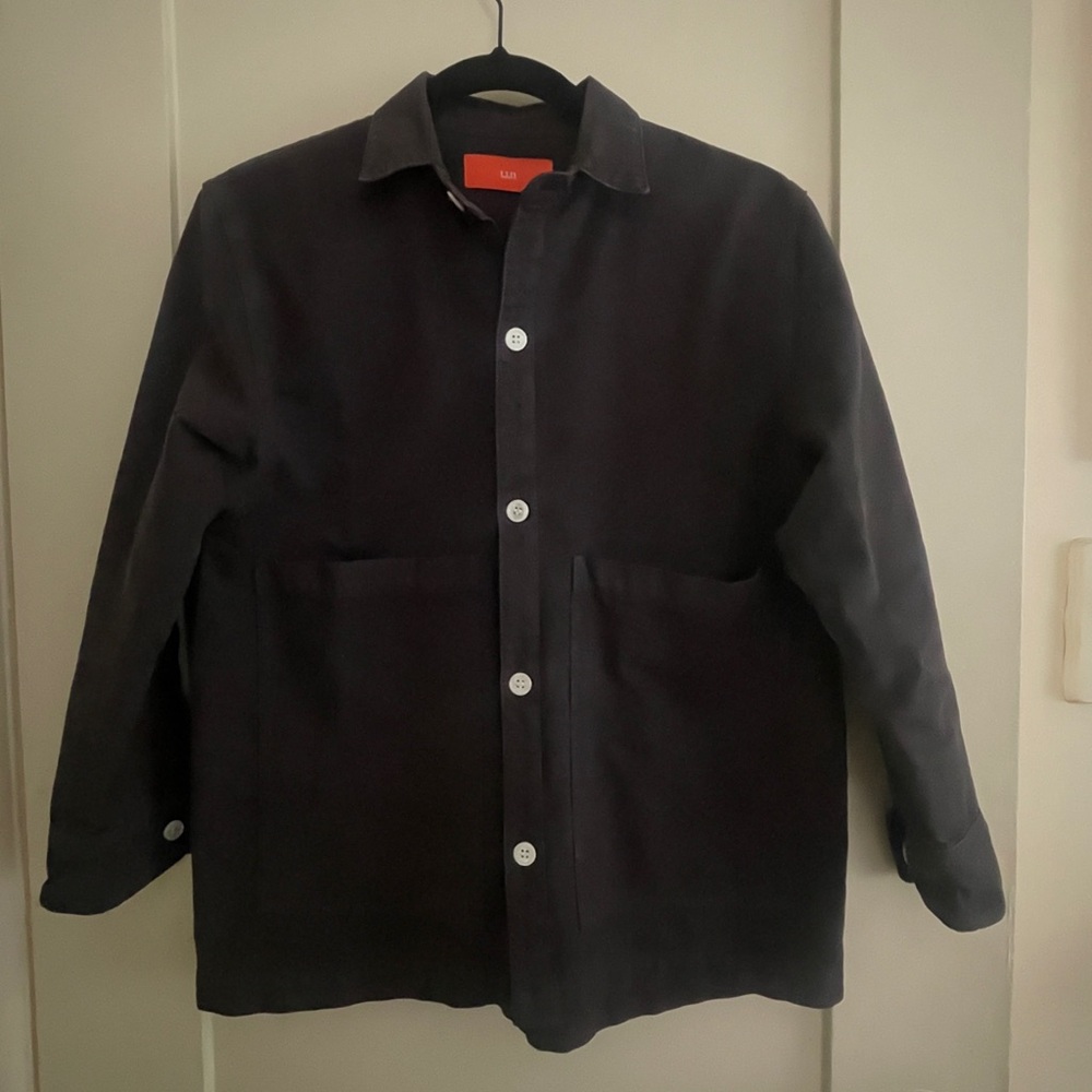 Ijji Co Canvas Work Jacket in Fog